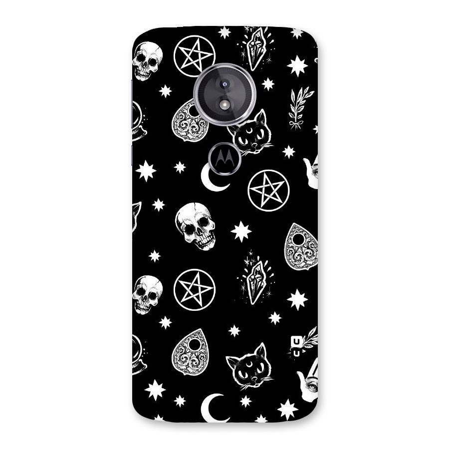 Skull Moon Design Back Case for Moto E5