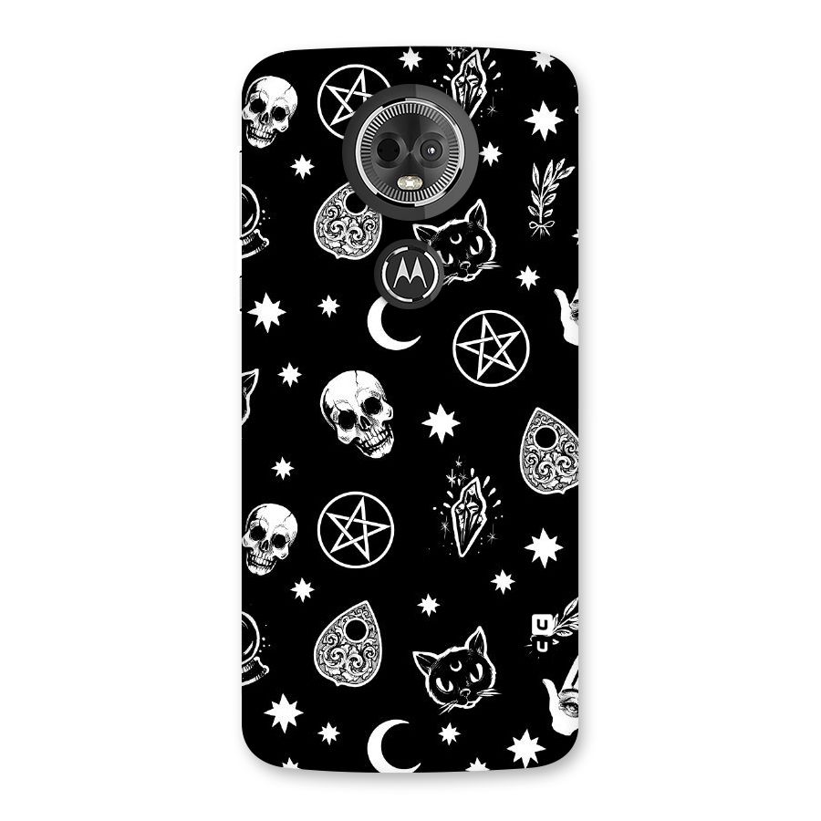 Skull Moon Design Back Case for Moto E5 Plus