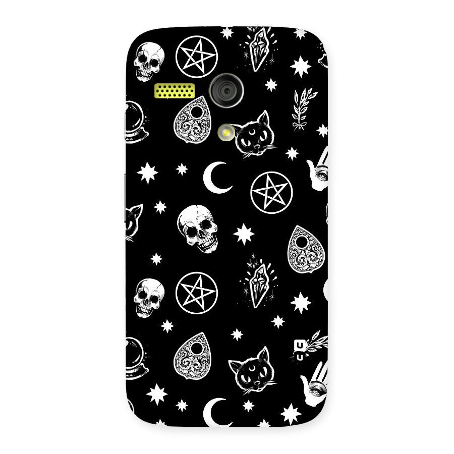 Skull Moon Design Back Case for Moto G