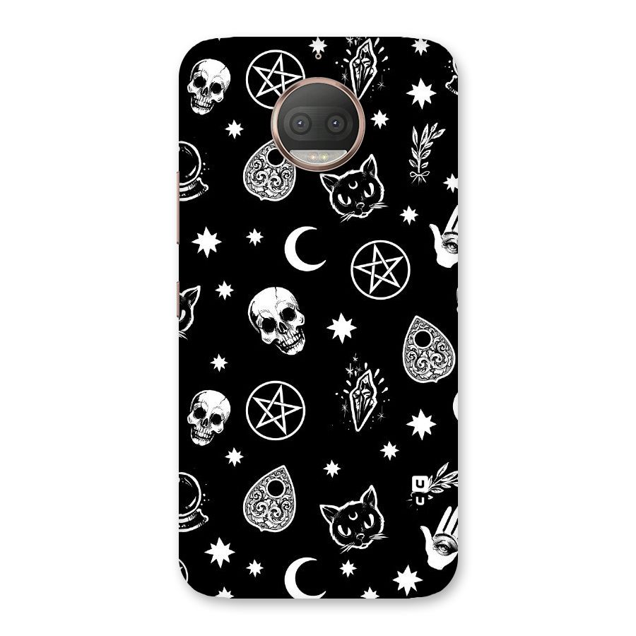 Skull Moon Design Back Case for Moto G5s Plus