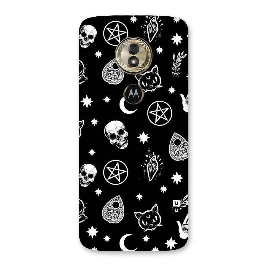 Skull Moon Design Back Case for Moto G6 Play