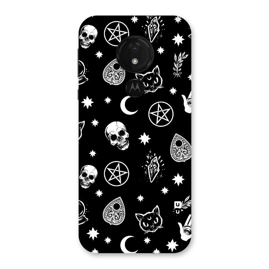 Skull Moon Design Back Case for Moto G7 Power
