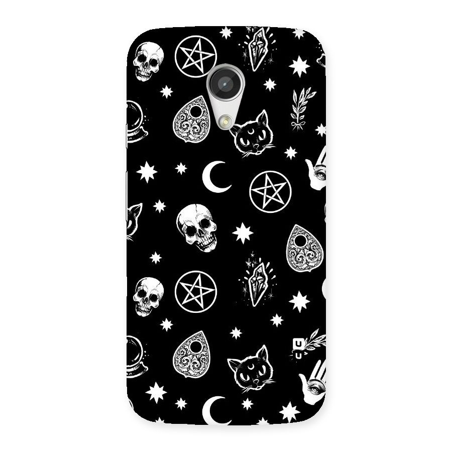 Skull Moon Design Back Case for Moto G 2nd Gen