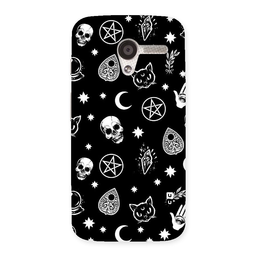 Skull Moon Design Back Case for Moto X