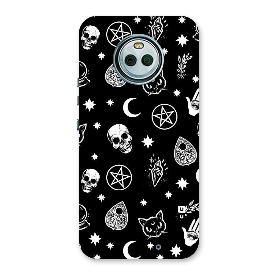 Skull Moon Design Back Case for Moto X4