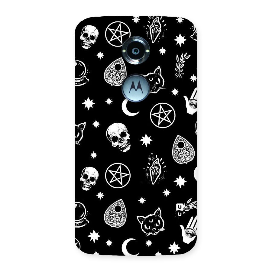 Skull Moon Design Back Case for Moto X 2nd Gen