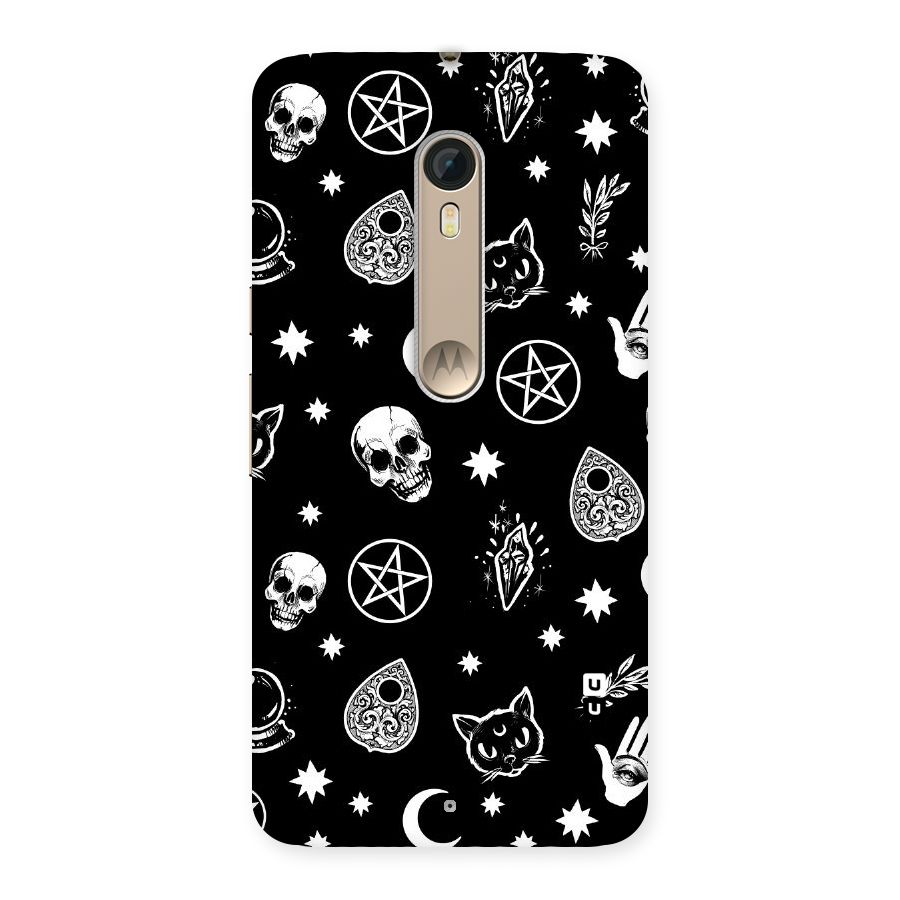 Skull Moon Design Back Case for Motorola Moto X Style