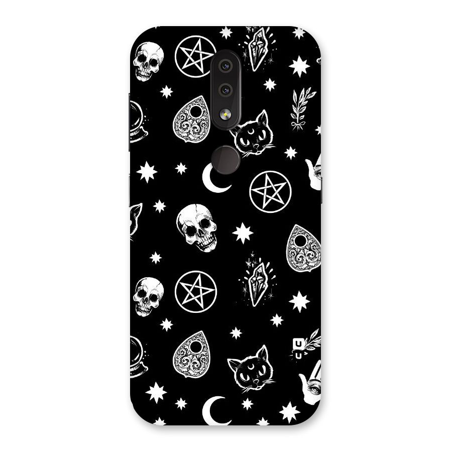 Skull Moon Design Back Case for Nokia 4.2