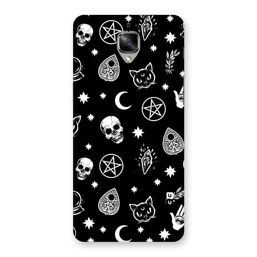 Skull Moon Design Back Case for OnePlus 3