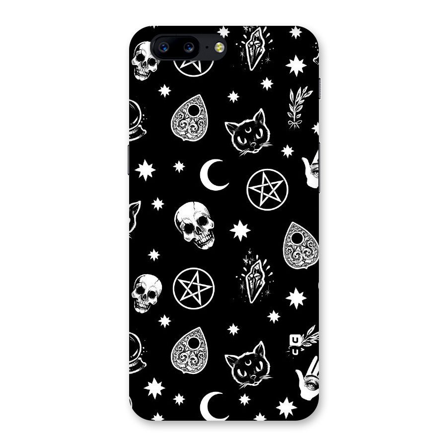 Skull Moon Design Back Case for OnePlus 5