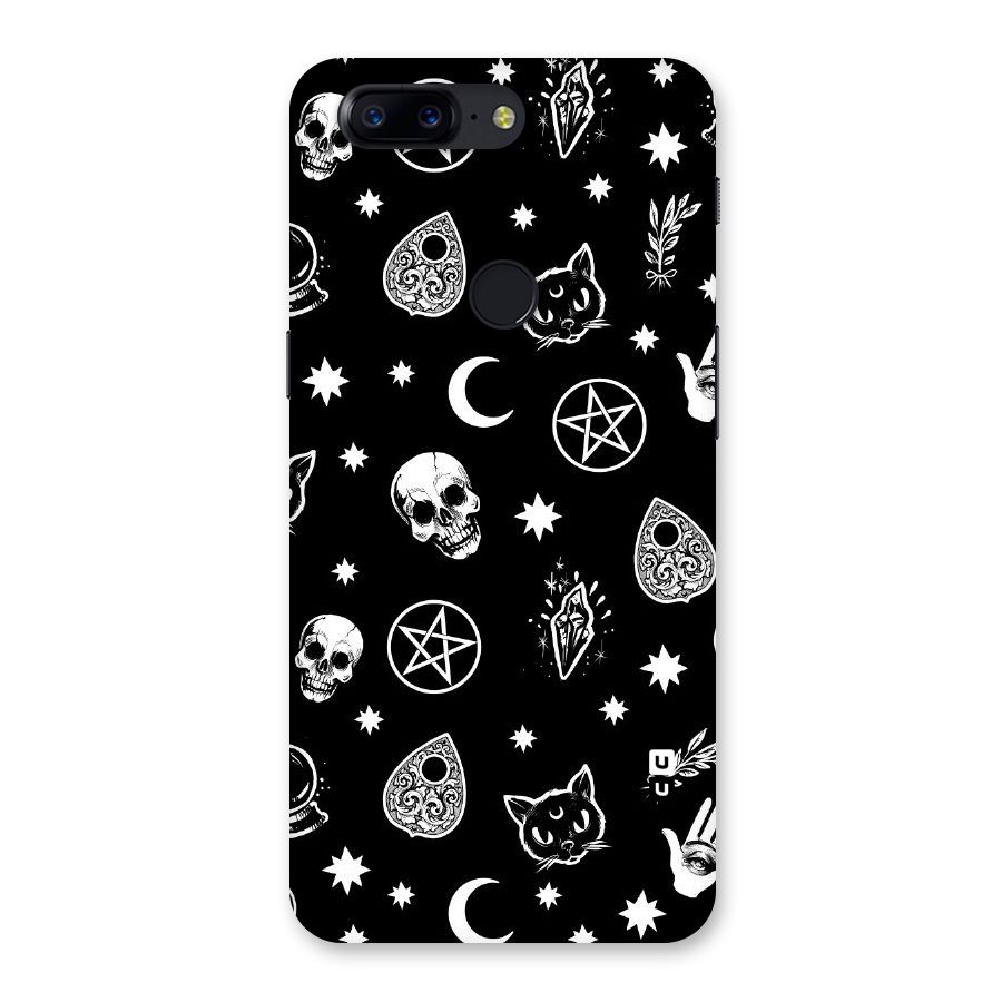 Skull Moon Design Back Case for OnePlus 5T