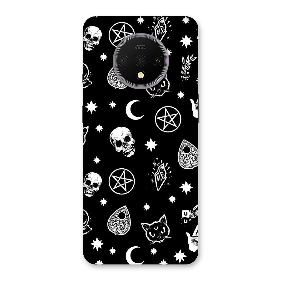 Skull Moon Design Back Case for OnePlus 7T