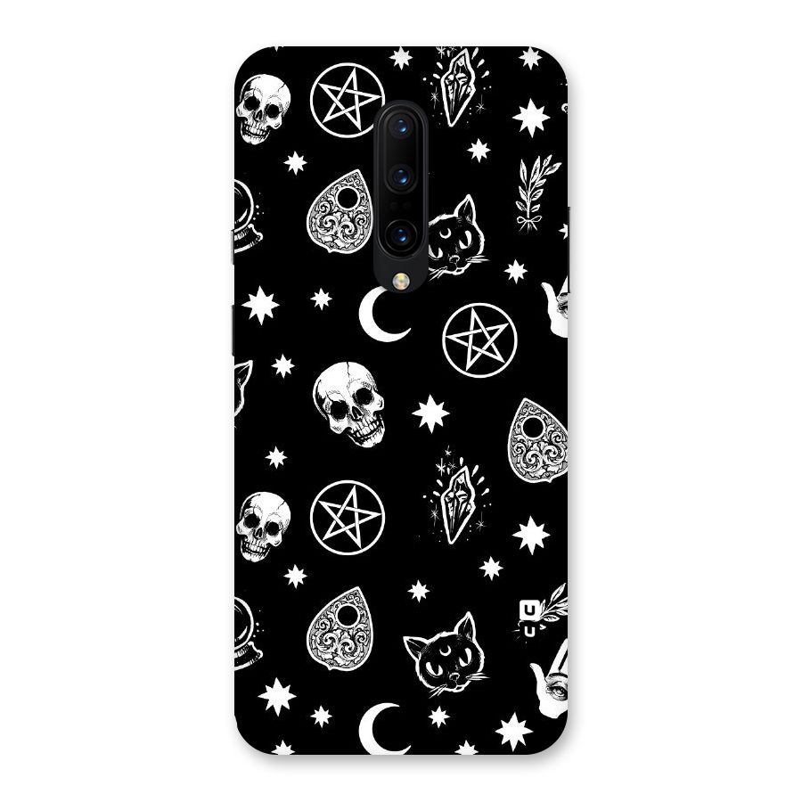 Skull Moon Design Back Case for OnePlus 7 Pro