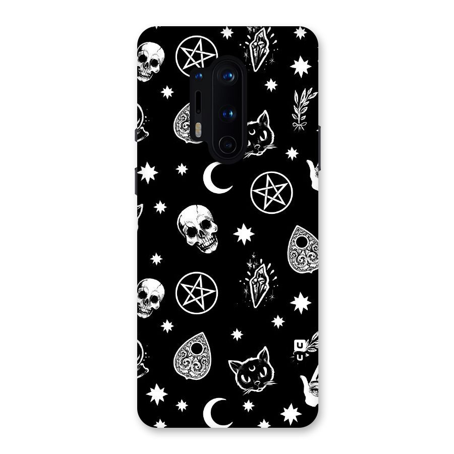 Skull Moon Design Back Case for OnePlus 8 Pro