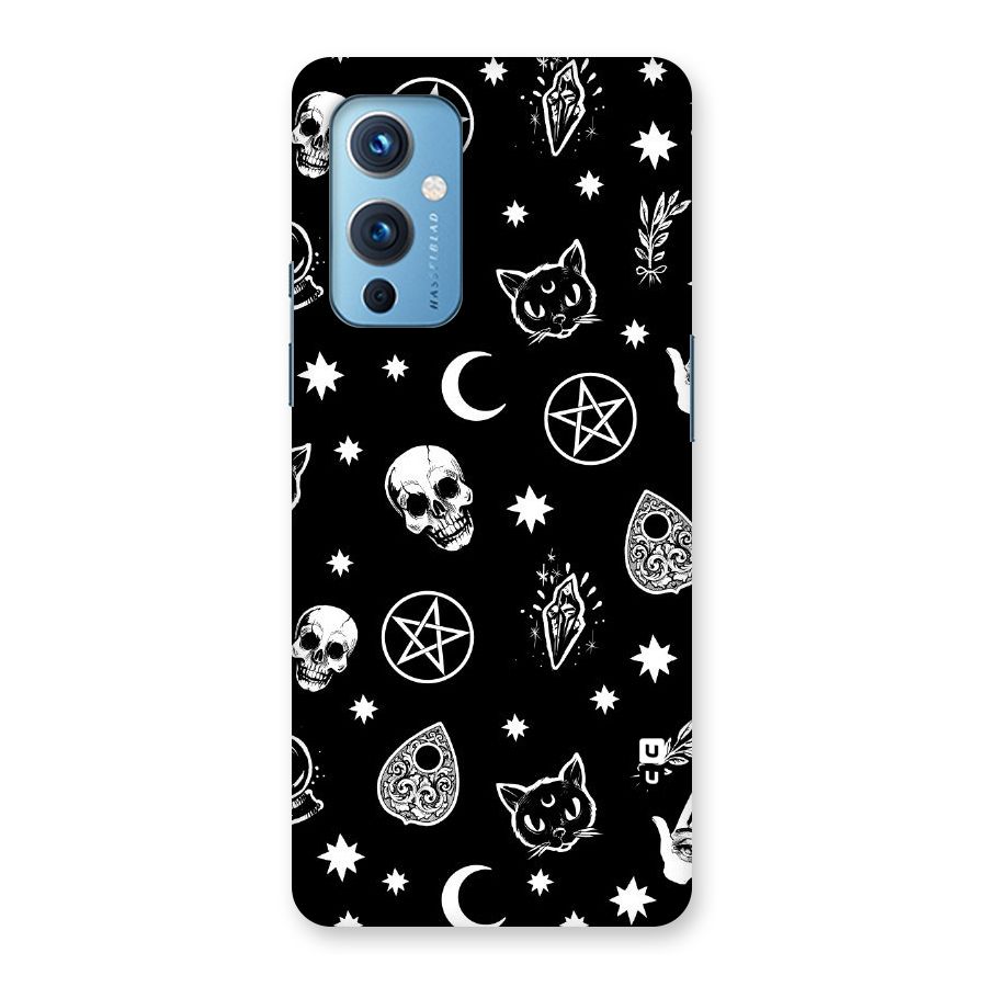 Skull Moon Design Back Case for OnePlus 9