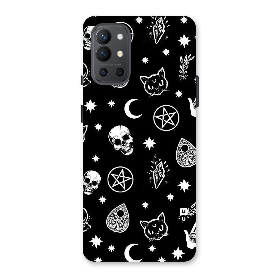 Skull Moon Design Back Case for OnePlus 9R