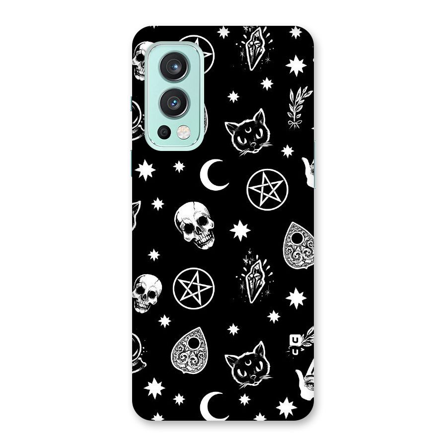 Skull Moon Design Back Case for OnePlus Nord 2 5G