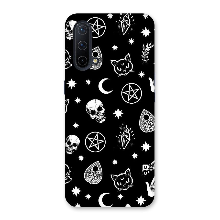 Skull Moon Design Back Case for OnePlus Nord CE 5G