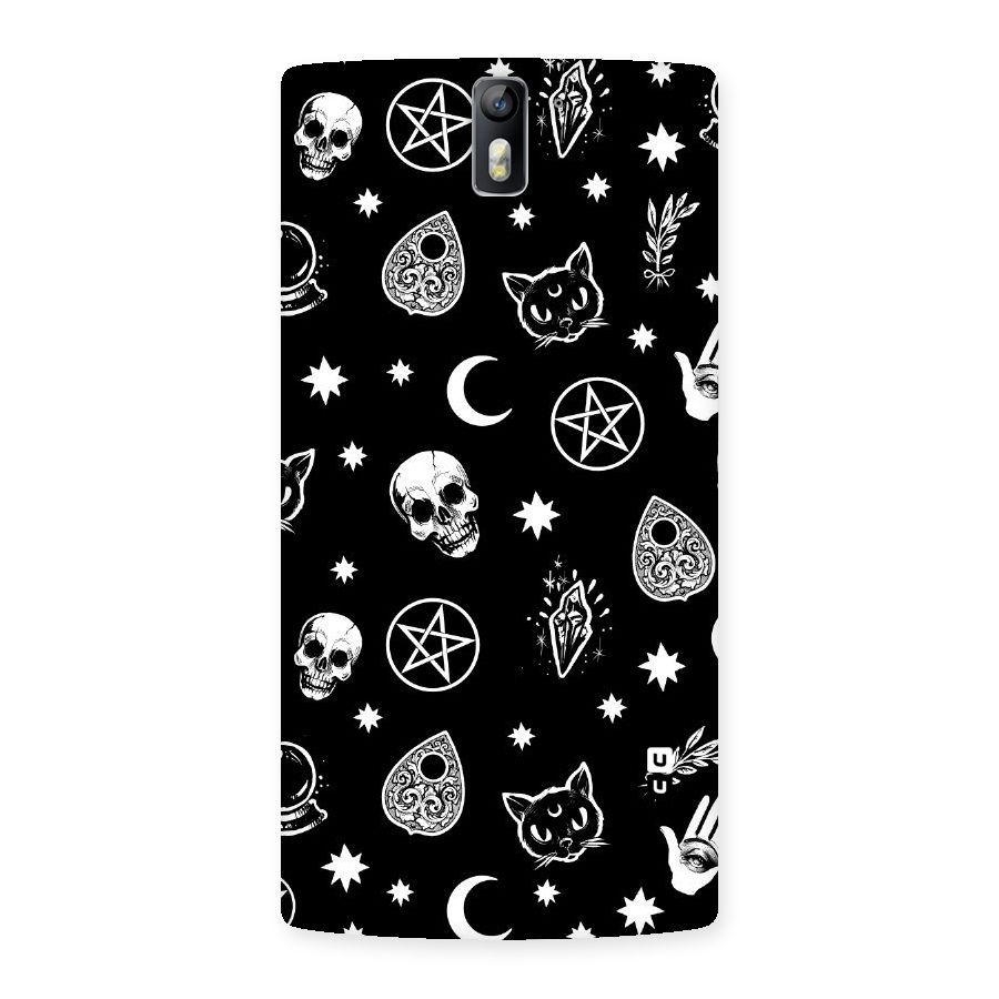 Skull Moon Design Back Case for One Plus One