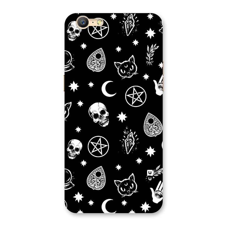 Skull Moon Design Back Case for Oppo A39