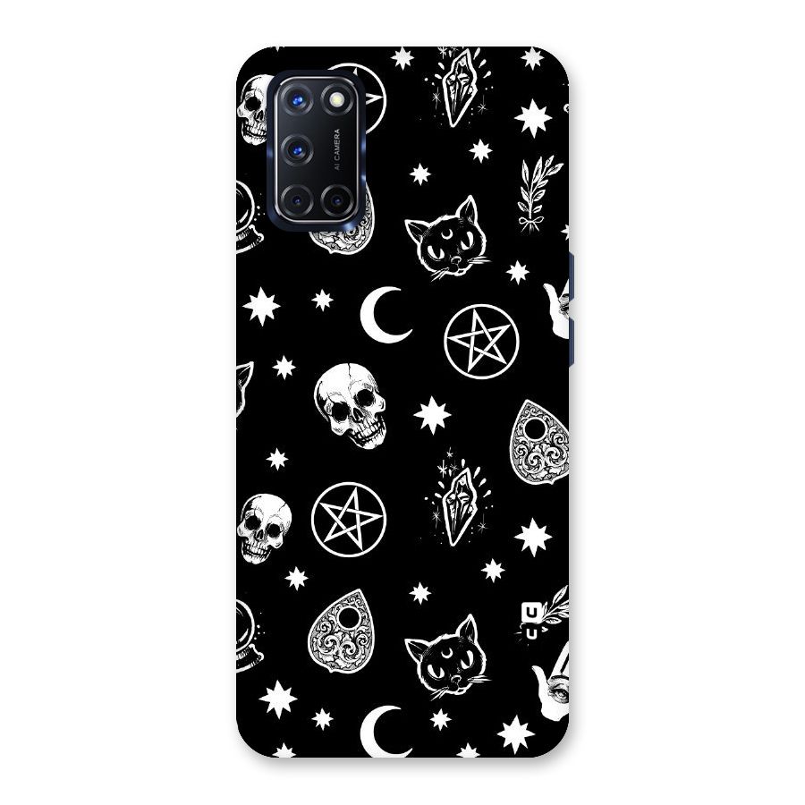 Skull Moon Design Back Case for Oppo A52