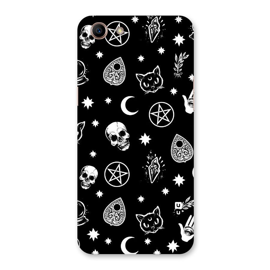 Skull Moon Design Back Case for Oppo A83 (2018)