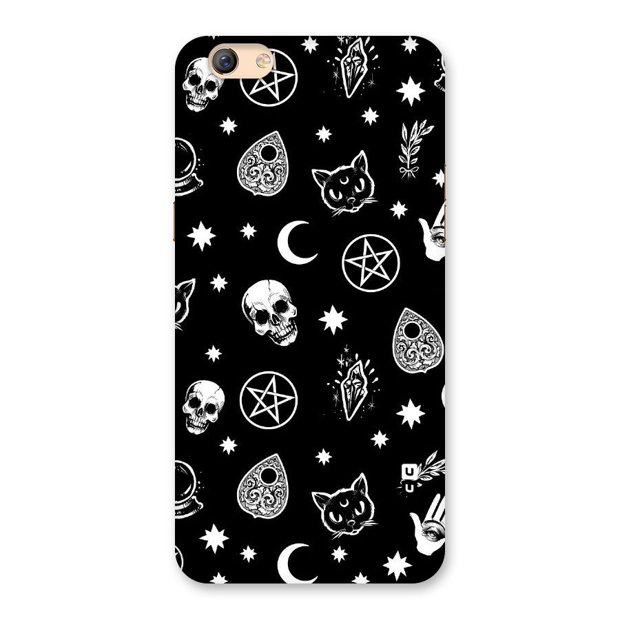 Skull Moon Design Back Case for Oppo F3 Plus
