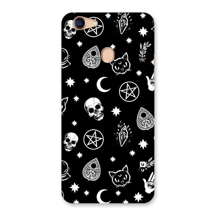 Skull Moon Design Back Case for Oppo F5