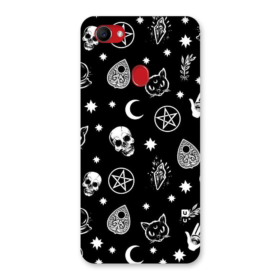 Skull Moon Design Back Case for Oppo F7