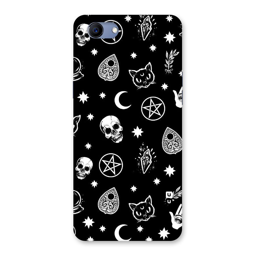 Skull Moon Design Back Case for Oppo Realme 1