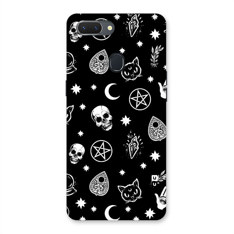 Skull Moon Design Back Case for Oppo Realme 2