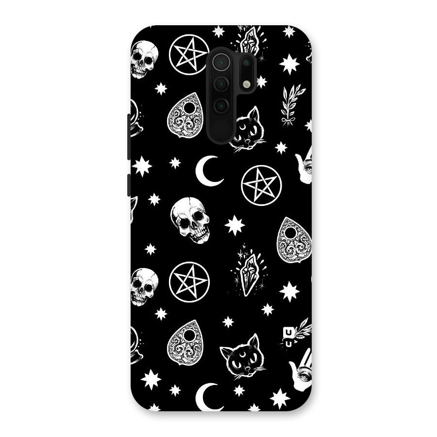 Skull Moon Design Back Case for Poco M2
