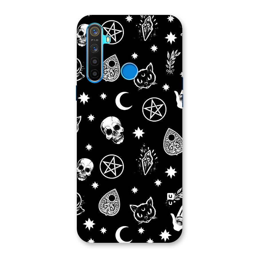 Skull Moon Design Back Case for Realme 5