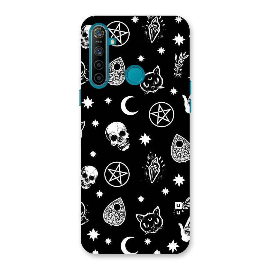 Skull Moon Design Back Case for Realme 5i