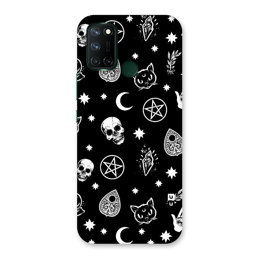 Skull Moon Design Back Case for Realme 7i