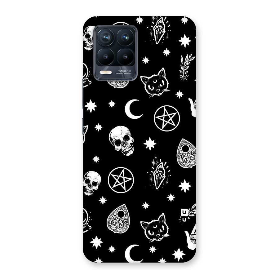 Skull Moon Design Back Case for Realme 8 Pro