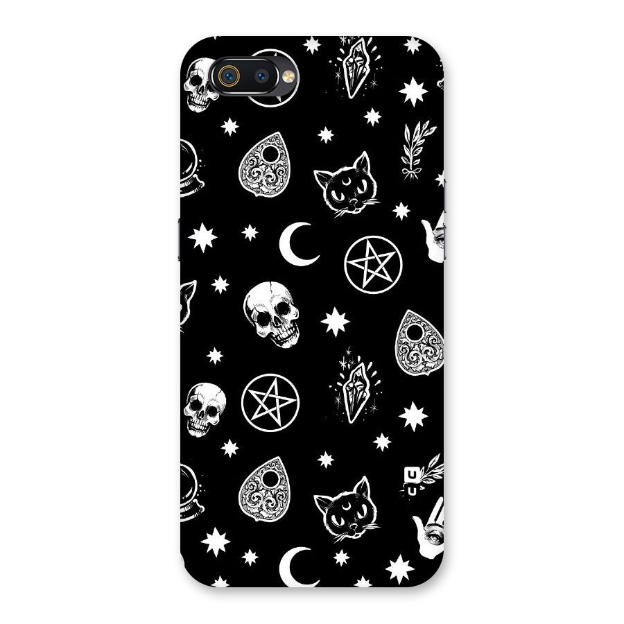 Skull Moon Design Back Case for Realme C2