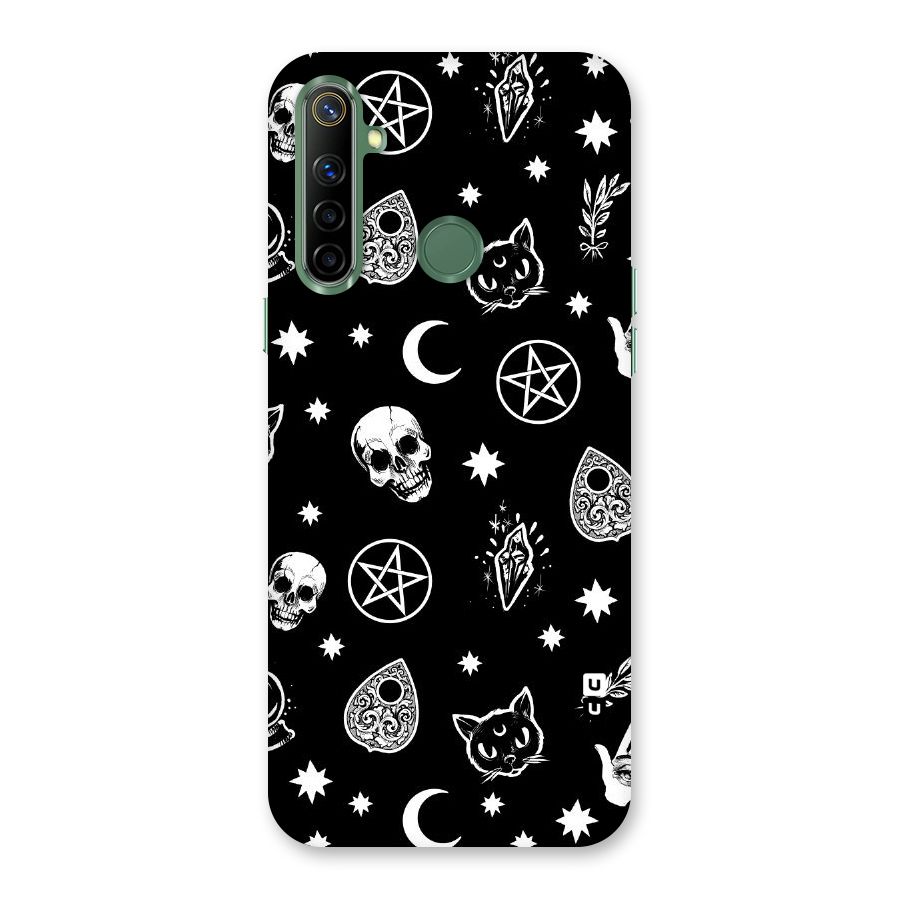 Skull Moon Design Back Case for Realme Narzo 10