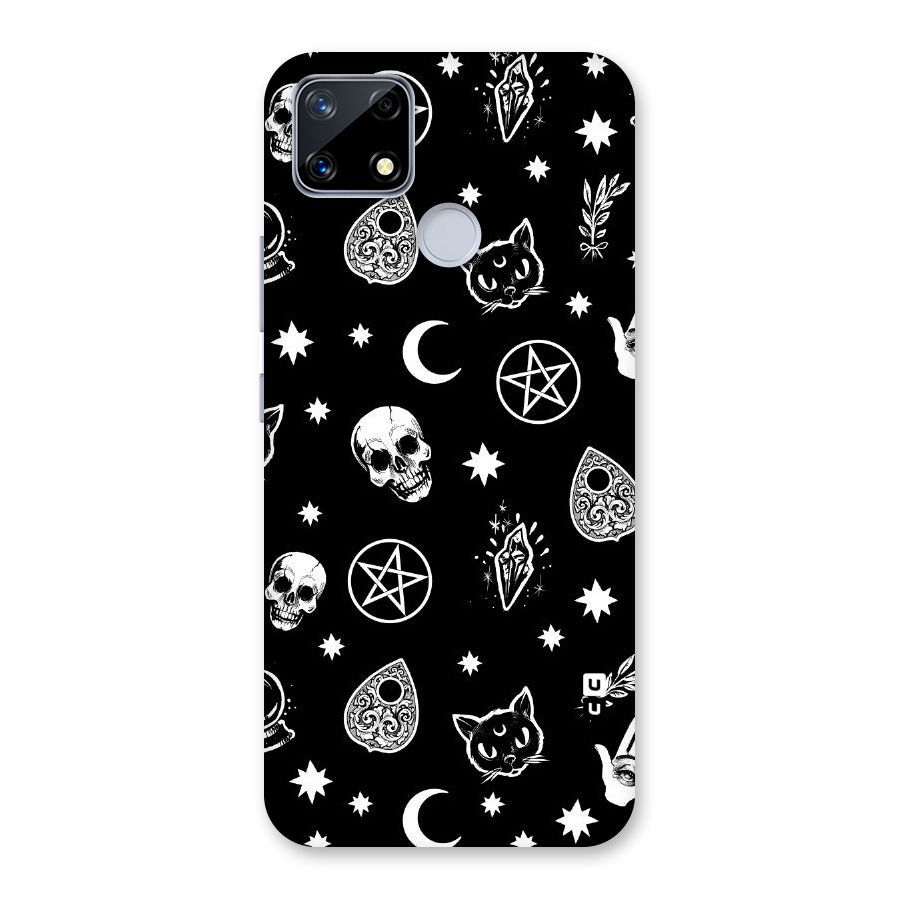 Skull Moon Design Back Case for Realme Narzo 20