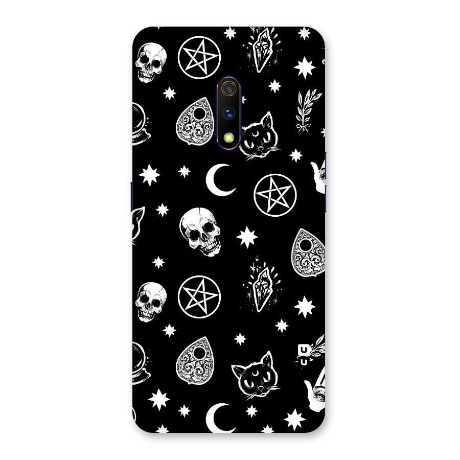 Skull Moon Design Back Case for Realme X