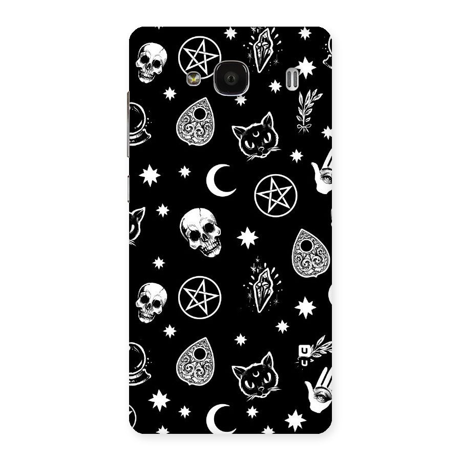 Skull Moon Design Back Case for Redmi 2