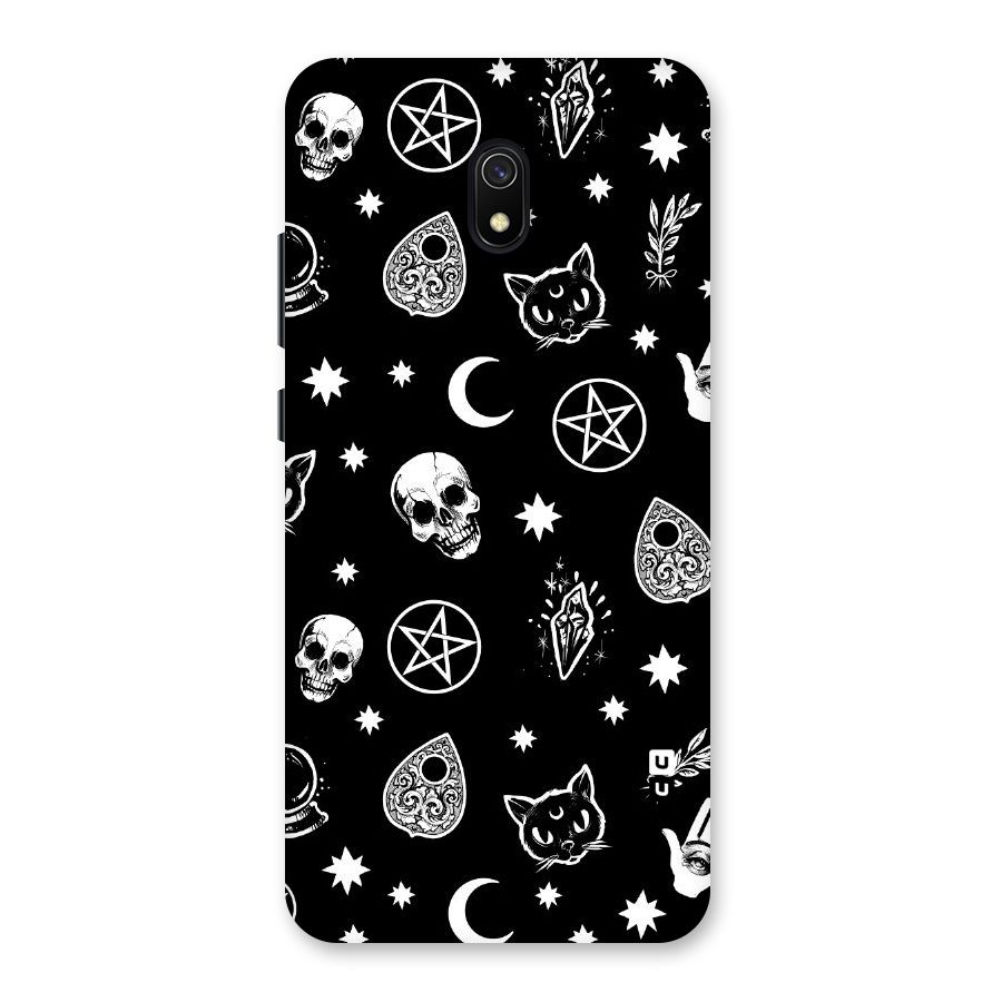 Skull Moon Design Back Case for Redmi 8A