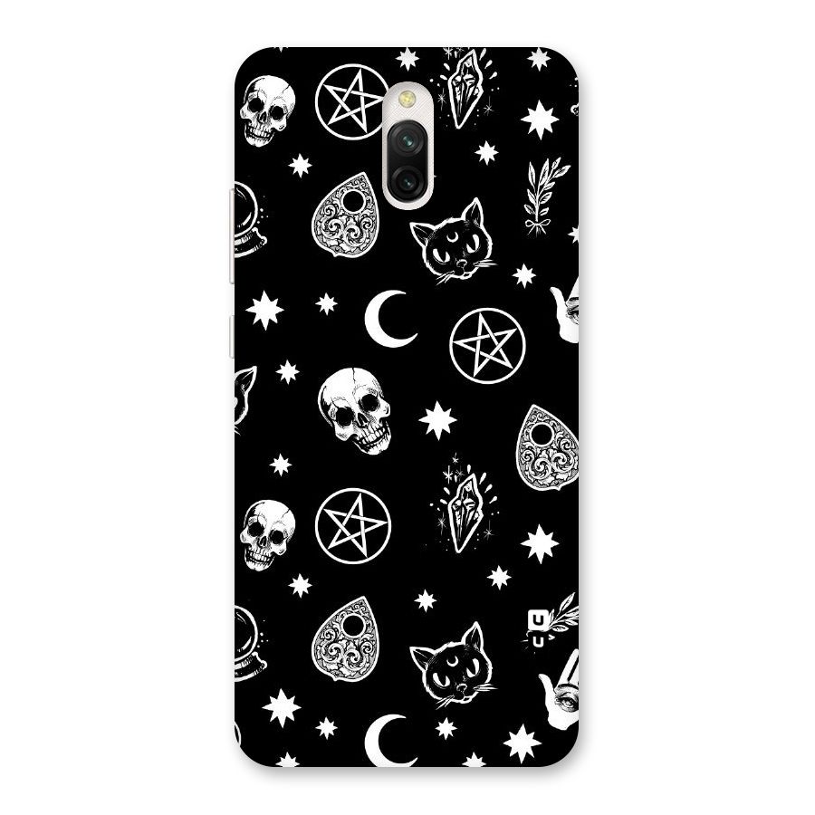 Skull Moon Design Back Case for Redmi 8A Dual