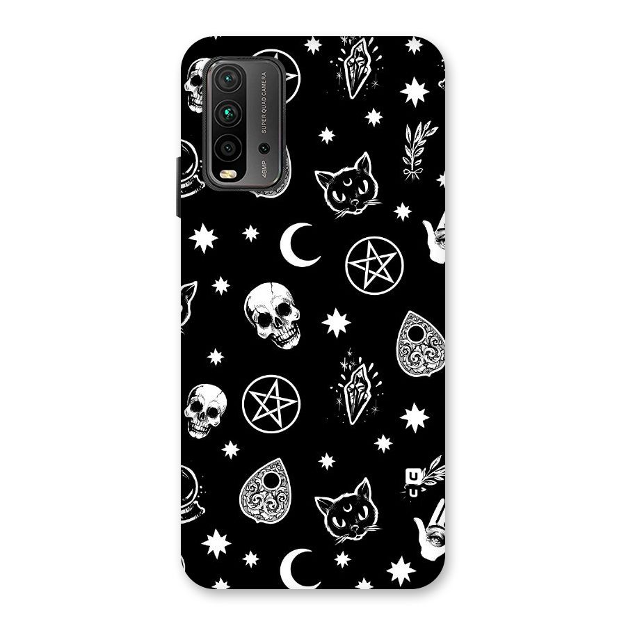 Skull Moon Design Back Case for Redmi 9 Power