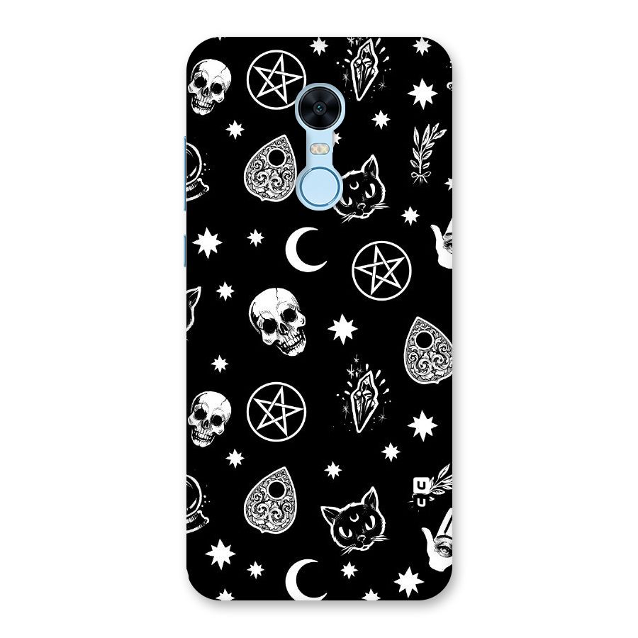 Skull Moon Design Back Case for Redmi Note 5
