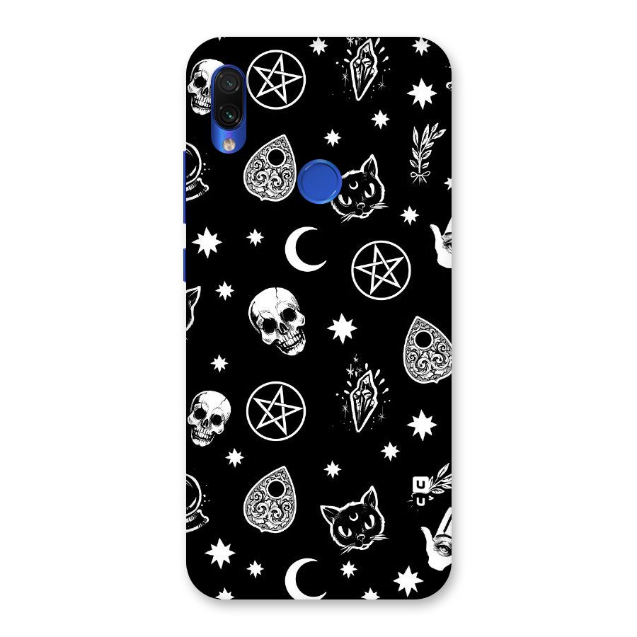 Skull Moon Design Back Case for Redmi Note 7S
