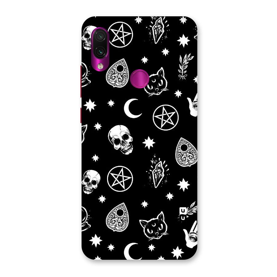 Skull Moon Design Back Case for Redmi Note 7 Pro