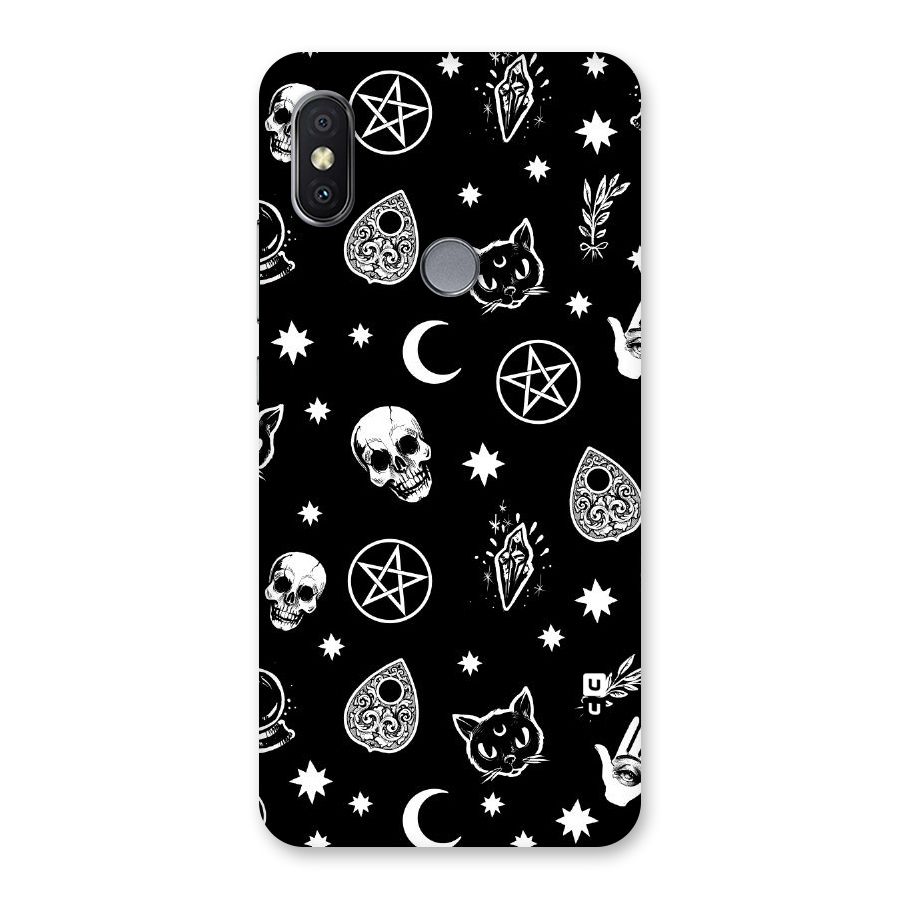 Skull Moon Design Back Case for Redmi Y2