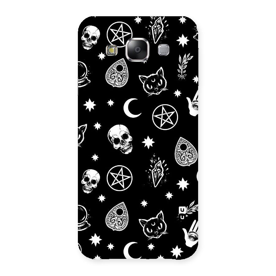 Skull Moon Design Back Case for Samsung Galaxy E5