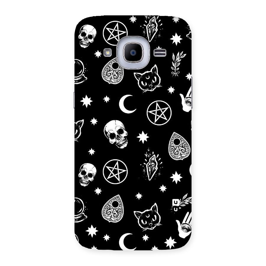 Skull Moon Design Back Case for Samsung Galaxy J2 Pro